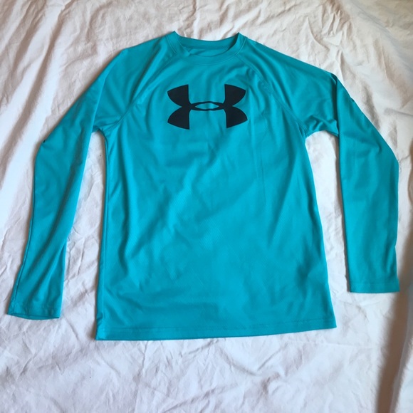 under armour blue long sleeve shirt